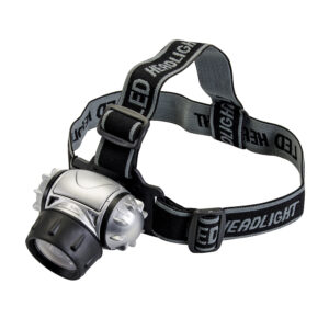 Stirnlampe, 12 LED