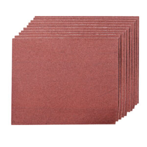 Silverline Schmirgelleinen, 80er- Körnung, 203mm, 10er Pack