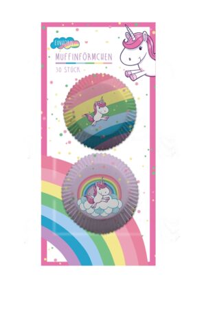 Einhorn Muffinförmchen, 30 er pack