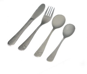 Edelstahl-Kinderbesteck 4 tlg., 1 Set